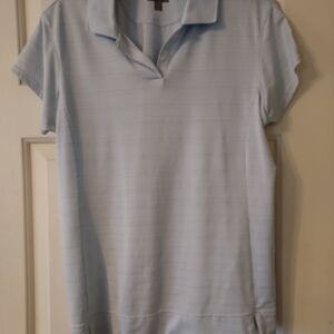 Sky Blue Women's Short Sleeve Polo